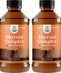 High Absorption Thyroid Support Supplement - Vegan Liquid Iodine Supplements For Thyroid Support For Women And Men With Myo-Inositol Selenium And Stinging Nettle For Enhanced Energy And Focus 2 Pack
