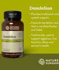 Nature'S Sunshine Dandelion, 100 Capsules, Powerful Herb Supports Digestion, Nourishes The Liver, And Provides Urinary System Sup