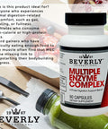 Beverly International (MEC Multiple Enzyme Complex 90 Capsules. an Ultra Premium Digestive Aid Helping Bodybuilders Athletes and Fitness Enthusiasts Digest Their Meals More Easily Take with Food.