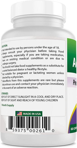 Best Naturals Acai Berry 600 mg 60 Capsules