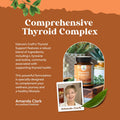 Herbal Thyroid Support Complex - Iodine Thyroid Supplement With L Tyrosine Bladderwrack Kelp Selenium And Ashwagandha - Mood Enhancer Energy Supplement For Thyroid Health - 60 Halal Capsules