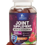 Joint Support Gummies Extra Strength Glucosamine & Vitamin E - Natural Joint & Flexibility Support - Best Cartilage & Immune Health Support Supplement for Men and Women - 120 Gummies