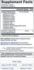 1MD Nutrition Complete Probiotics Platinum 11 Strains 30 Capsules