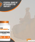 Bulksupplements.Com Resveratrol Capsules - Resveratrol Supplement, Polygonum Cuspidatum, Resveratrol 1000Mg - Antioxidants Supplement, Resveratrol Pills - 2 Capsules Per Serving, 60 Capsules