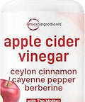 Micro Ingredients Apple Cider Vinegar Capsules | 4,800mg Per Serving, 300 Counts | 4-in-1 ACV Complex with The Mother | Ceylon Cinnamon, Cayenne Pepper & More | Immune, Digestion & Appetite Support