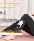 Lingteng Leg Massager For Circulation And Pain Relief Calf Air Compression Massager With Heat Leg Massager With 3 Intensities 3 Modes Easy To Use Muscle Relaxation s (Pair)