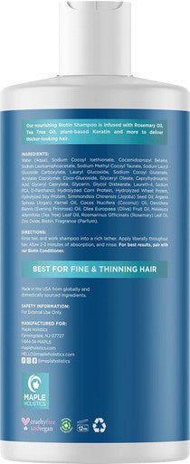 Biotin Shampoo And Conditioner For Thinning Hair And Volume - Hair Volumizing For Men And Women - Thickening Shampoo And Conditioner For Fine Hair