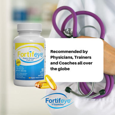 Fortifeye Vitamins Super Omega-3 Fish Oil | 1600 Mg Omega 3 | With Epa And Dha | Natural Lemon Flavor 60 Servings