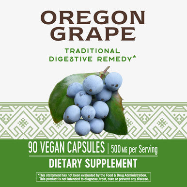 Nature's Way Oregon Grape Root 500 mg, 90 VCaps