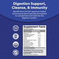 Daily Cleanse Gut Health Supplement - Gut Cleanse Probiotic Supplements for Digestive Health - Herbal Cleanse Pills with Super Digestive Enzymes with Probiotics and Prebiotics for a Digestive Cleanse