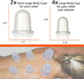 Silicone Cupping Therapy Set - By Dosensepro - Silicone Cupping Set Massage Therapy Cups For Arthritis, Pain Relief, Anti Aging, And Anti-Cellulite - Cupping Kit For Massage Therapy Cups