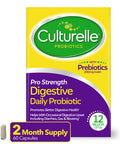 Culturelle Pro Strength Daily Probiotic Digestive Health Capsules Naturally Sourced Probiotic Strain Proven to Support Digestive and Immune Health Gluten Soy Free NonGMO 60 Count