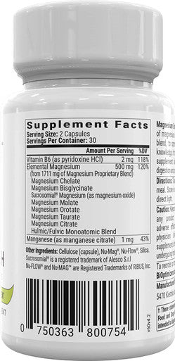 Magnesium Breakthrough Supplement 4.0 - Has 7 Forms of Magnesium Like Bisglycinate, Malate, Citrate, and More - Natural Sleep Aid - Brain Supplement - 90 Capsules