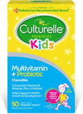 Culturelle Kids Complete Chewable Multivitamin + Probiotic for Kids and Kids Chewable Daily Probiotic for Kids