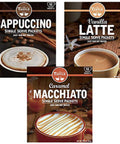 Cafe Tastle Cappuccino, Vanilla Latte, Caramel Macchiato, 30 Piece Assortment
