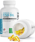 Bronson Omega-3 Fish Oil 1000 MG, Joint & Brain Health - Heavy Metal Tested Non GMO, 250 Softgels
