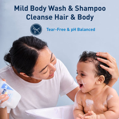 Cerave Baby Wash & Shampoo | 2-In-1 Tear-Free For Skin Hair Fragrance Paraben Dye Phthalates Sulfate Free Bath| Soap With Vitamin E 16 Ounce
