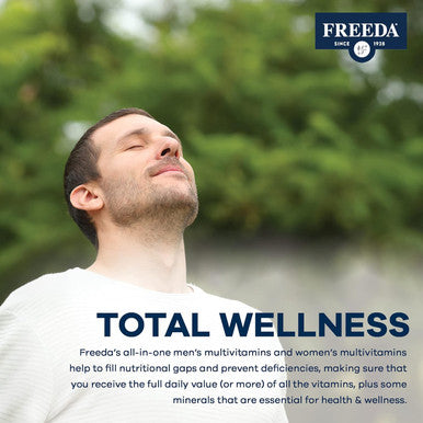 Freeda One Daily Multivitamin Without Iron - Quintabs-M Iron-- Kosher, Balanced Multivitamin Supplements For Adults, Men & Women'S Health Complete Multivitamins (100 Capsules)