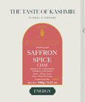 Luxmi Estates Saffron Chai | 100 gm | Signature India collection | Assam CTC Tea | Black tea collection | Saffron chai Organic Strong tea | Antioxidants | Assam Valley tea | Kashmiri Saffron Cinnamon Natural Cardamom Extract