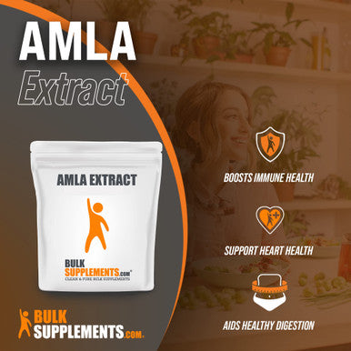 BulkSupplements Amla Extract Powder - Amla Powder - Amla Powder for Hair Growth - Amla Supplement - Indian Gooseberry Powder - Amla Extract - Powder (100 Grams - 3.5 oz)