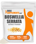 BulkSupplements Boswellia Serrata Extract Powder - Boswellia Powder - Frankincense Resin - Boswellia Serrata Powder - 1000mg of Boswellia Extract (500 Grams - 1.1 lbs)