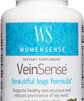 WomenSense VeinSense by Natural Factors Beauty Supplement to Support Healthy Veins and Beautiful Legs Vegan NonGMO 60 capsules 20 servings
