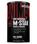 Animal M-Stak - Muscle Builder And Anabolic Mass Gainer Supplement For Bodybuilding - Lean Muscle Growth Amino Complex And Pre Workout Energy 21 Packs