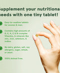 Deva Tiny Tablets Vegan Multivitamins For Women & Men, Multivitamin With Iron, Mineral Supplement, Vitamin C, Vitamin B Complex, Vitamin B12, Vitamin E, Zinc, Gluten Free, 90 Tablets (Pack Of 2)