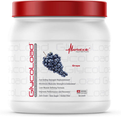 Metabolic Nutrition Glycoload 100% Micronized Cyclic Cluster Dextrin Carbohydrate Powder Muscle Glycogen Loading Carbohydrate Pre Intra Post Workout Supplement 600 gm 30 servings
