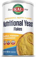 Kal Nutritional Yeast Flakes | Vitamin B12, Vegan, Non-Gmo, Gluten Free | Unsweetened, Great Flavor, No Bitter Aftertaste | Great For Cooking | 22 Oz