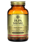 Solgar Dlpa 500 Mg 100 Vegetable Capsules - Free Form Dl-Phenylalanine - 100 Servings 100 Count (Pack Of 12)