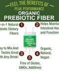 Organic Prebiotic Fiber 3 In 1 Vegan Powder For Gut Health Supplement