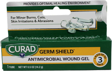 Curad Germ Shield Antimicrobial Gel 0.50 oz (Pack of 3)