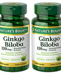 Nature s Bounty Ginkgo Biloba Extract 120 Mg Capsule 100 Pack Of 2