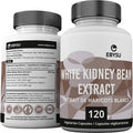 EBYSU White Kidney Bean Extract Supplement - Men and Women - 120 capsules