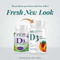 MICHAELS Health Naturopathic Programs Vitamin D3 with K2 90 Chewable Tablets Apricot Flavor Skeletal and Immune System Support No Added Sugar Vegetarian and Kosher 90 Servings