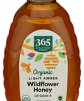 365 by Whole Foods Market, Organic Light Amber Wildflower Honey, US Grade A, 24 Ounce