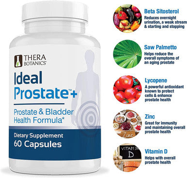Advanced Men'S Prostate Support By Ideal Prostate Plus Ultra With Reishi Mushroom, Saw Palmetto, Lycopene And More For Natural Prostate Relief - 2 Bottles