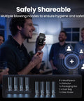 Lyraaxis Breathalyzer Test For AlcoholProfessional-Grade Breathalyzers For Alcohol With Memory FunctionHigh-Accuracy Portable Alcohol Breathalyzer For Personal Home & Travel Use-8 Mouthpieces