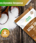 Health Garden Monk Fruit Sweetener Golden - Non Gmo - Gluten - 1:1 Sugar Substitute - her - Keto Friendly (1Lb 2-Pack)