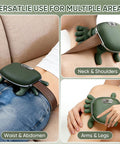 Creacare Bionic Neck Massager With Adjustable Heat Portable Deep Tissue 4D Kneading Electric Shoulder Massager Compact Design With Soft Silicone Massage Heads For Relaxation And Comfort
