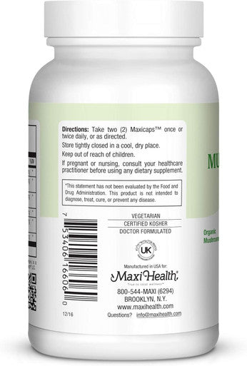 Maxi Health Maxi Mushroom Supreme 60-Count