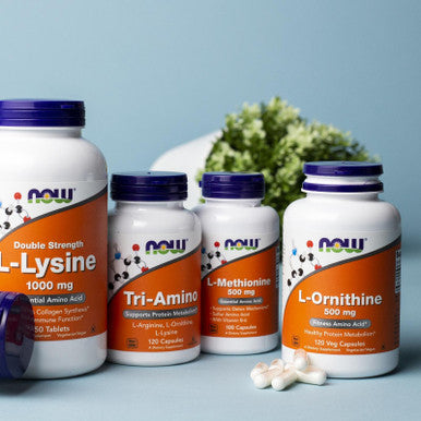 Now Foods L-Ornithine 500mg 60VC