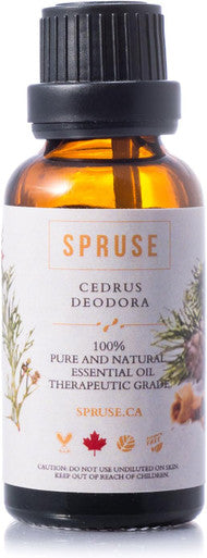 SPRUSE Cedarwood Essential Oil - 30ml - 100% Natural Undiluted