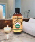 PRIME NATURAL Oil Pulling With Organic Coconut & Organic Cinnamon Bark Oil 8Oz - Natural Oral Care & Teeth Whitening - Alcohol Free Mouthwash Freshens Breath, Healthier Teeth & Gums
