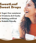 Sweetleaf Stevia Liquid Sweet Drops - Chocolate Flavored Drops Stevia Liquid Sweetener Zero-Calorie Sugar- Syrup Alternative for Keto Coffee Baking Shakes 2 Fl Oz (Pack of 2)