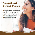 Sweetleaf Stevia Liquid Sweet Drops - Chocolate Flavored Drops Stevia Liquid Sweetener Zero-Calorie Sugar- Syrup Alternative for Keto Coffee Baking Shakes 2 Fl Oz (Pack of 2)
