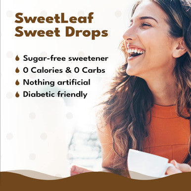 Sweetleaf Stevia Liquid Sweet Drops - Chocolate Flavored Drops Stevia Liquid Sweetener Zero-Calorie Sugar- Syrup Alternative for Keto Coffee Baking Shakes 2 Fl Oz (Pack of 2)