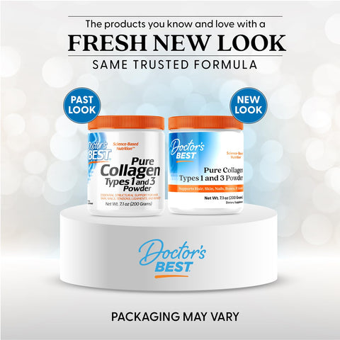 Doctor'S Best Pure Collagen Types 1 & 3 Promotes Healthy Skin Hair & Nails Bone & Joint Support 7.1 Ounce (Pack Of 1)