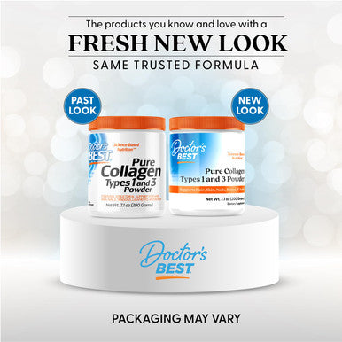 Doctor's Best Pure Collagen Types 1 & 3 Powder - 7.1 Oz (200Gms)